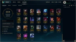 conta league of legends LOL