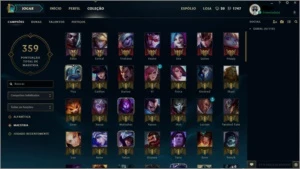 conta league of legends LOL