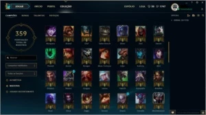 conta league of legends LOL