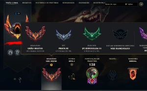 Conta mestre 500 pdl - League of Legends LOL