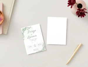 Convite de casamento - Arte Digital Artes Canva