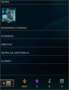 Conta Gold 4 Todos os Champions - Ícones antigos - 114 Skins - League of Legends LOL