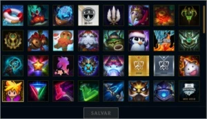 Conta Diamante 4, 5 runas / quase tds os champ / 52 skins, - League of Legends LOL