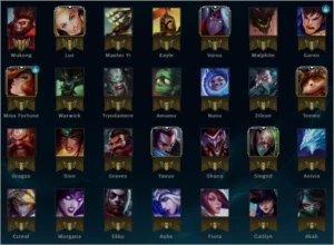 Conta League of Legends. Ouro 2/WR 52%/Borda Ouro/32 champs LOL