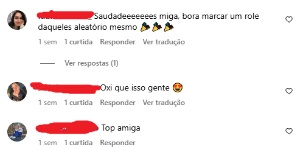 Comentários Reais Instagram. - Redes Sociais