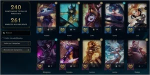 Conta Diamante IV | Várias skins Prestígio limitadas, etc... - League of Legends LOL