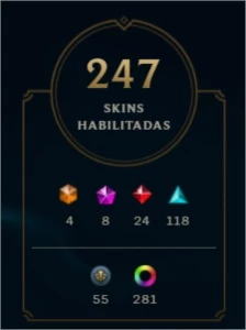 Conta Diamante IV | Várias skins Prestígio limitadas, etc... - League of Legends LOL