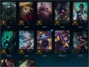 Conta LEVEL 17 - Platina 1 no TFT (SET 1) - League of Legends LOL