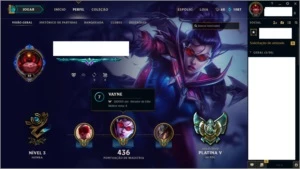 Conta platina 5, 75+ skins ÓTIMO PREÇO - League of Legends LOL