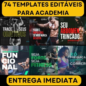 Pack Artes Canva Academia – 74 Temas Editáveis Vol. 2 - Others