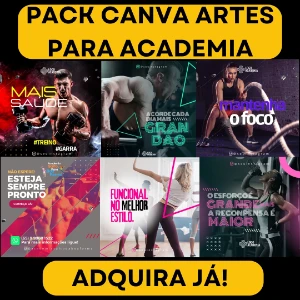 Pack Artes Canva Academia – 74 Temas Editáveis Vol. 2 - Outros