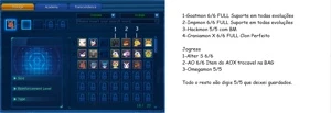 Conta NADMO OMEGA Mid-End  (Craniamon X, AOX, Megidramon X) - Digimon Masters Online
