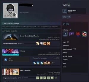 Conta Steam