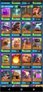 Clash Royale - Nível 10 quase 11 - 4105 Troféus.