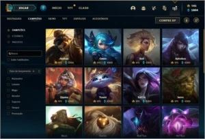 Conta ouro 2 com 131 champs e 94 skins - League of Legends LOL