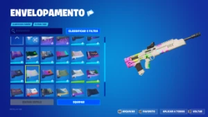 conta fortnite com algumas skins