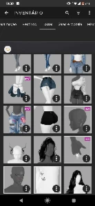 Conta imvu femina com 6 anos, com mais de mil itens e roons.