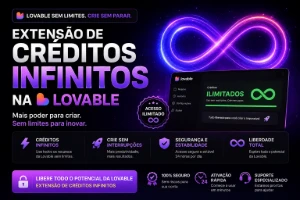 Extensão Lovable Ilimitado - Entrega Automatica - Inteligência Artificial