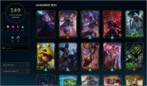 Conta Platina 1, 135 campeões, 349 Skins, Nível 410. - League of Legends LOL