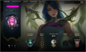 Conta Platina 1, 135 campeões, 349 Skins, Nível 410. - League of Legends LOL