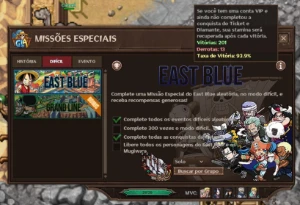 Conta early game Grand Line Adventures com passe - Tibia