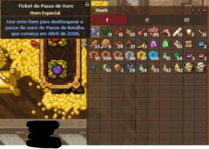Conta early game Grand Line Adventures com passe - Tibia