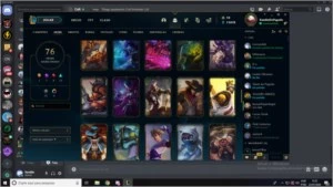 CONTA LEAGUE OF LEGENDS (PLAT 1 75PDL)+FULL CHAMP + 76 SKINS LOL