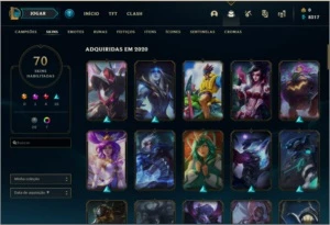 Conta Diamante 3 - C/ 70 Skins - League of Legends LOL