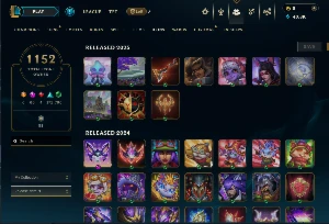 Conta Mestre 1680 Skins, Muitas Bordas,Chromas E Assinaturas - League of Legends LOL