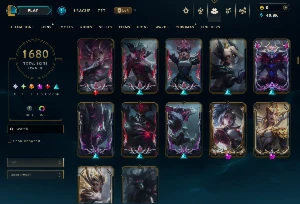 Conta Mestre 1680 Skins, Muitas Bordas,Chromas E Assinaturas - League of Legends LOL