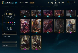 Conta Mestre 1680 Skins, Muitas Bordas,Chromas E Assinaturas - League of Legends LOL