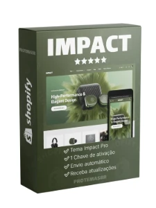 Tema Impact Shopify Original Atualizado + Chave de Ativação - Sites, Lojas e Sistemas Prontos Sites e Scripts