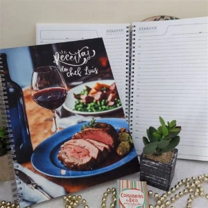 Caderno Grande Personalizado com Foto ou Tema - Artesanato e Personalizados