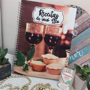 Caderno Grande Personalizado com Foto ou Tema - Artesanato e Personalizados