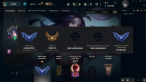 Conta Diamante 2 com Todos os Campeões e 210 Skins - League of Legends LOL