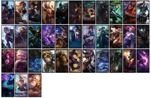 Conta prata 3 com TODOS os champs e 70 Skins - League of Legends LOL