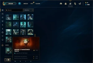 Conta prata 3 com TODOS os champs e 70 Skins - League of Legends LOL