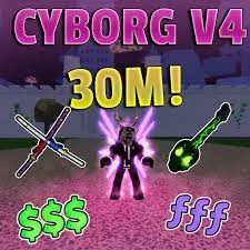 Cyborg V4 Full + 30 Milhões de Bounty + CDK - Roblox