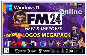 FM24 + Online Pc + Super Pack + Editor Football Manager 2024