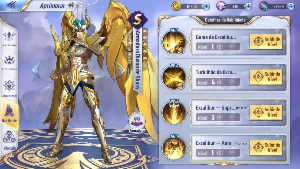 A141 Shura Divino / Artémis / deusa sasha ( COM GEMAS) - Saint Seiya Awakening SSA