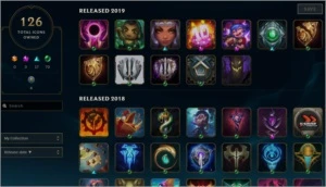CONTA RARA, PLAT 2 68 SKINS UFO CORKI - KAYLE JUÍZA *RARAS* - League of Legends LOL