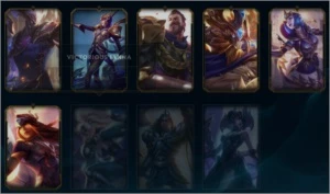 CONTA RARA, PLAT 2 68 SKINS UFO CORKI - KAYLE JUÍZA *RARAS* - League of Legends LOL