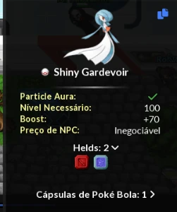 Vendo Shiny Voir+70 attk 7 ghost premier no Steel - PokeXGames PXG
