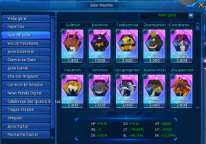Conta Super Endgame Ladmo Server Omega - Digimon Masters Online