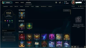 Conta platina 3, ouro 5 flex, prata 3 3x3 - League of Legends LOL
