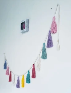 Varal de Tassels - Artesanato e Personalizados