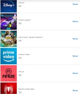 Conta psn ps4 (God of War, Fifa 20, Spider man, GTA V...) - Playstation