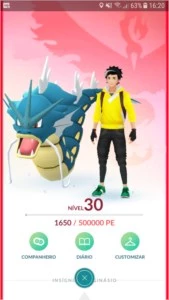 Conta Pokémon Go Level 30 - Pokemon GO