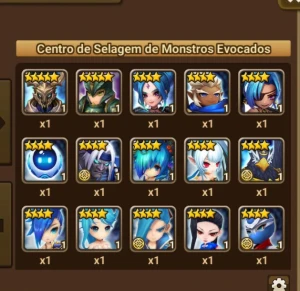 Conta triple LD (3 LD's) Han + Elenoa + Celia Summoners war
