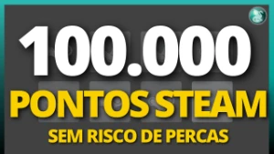 100.000 Pontos Steam (Steam Points) ON 24/7
